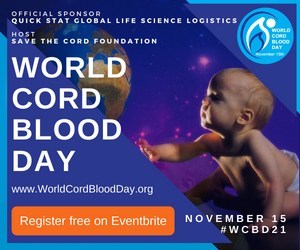 World Cord Blood Day 2021 - Register free on Eventbrite.