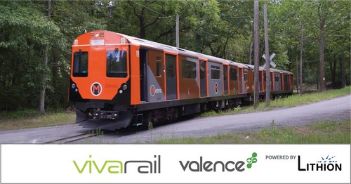 Vivarail's battery train, powered by Valence battery modules, debuts in the US