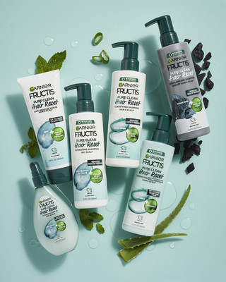 Introducing the New Garnier Fructis Pure Clean Hair Reset collection, available on Walmart.com and in-stores.