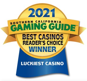 Sycuan Wins Five Awards from Southern California Gaming Guide Reader's Choice 2021 Best Casinos