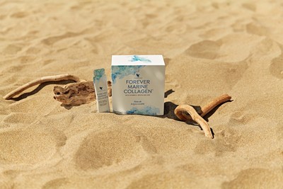Forever Marine Collagen brings you a highly bioavailable form of premium liquid collagen derived from fish and includes key nutrients from a mixture of pure and essential antioxidants, vitamins, minerals and botanicals, including green tea, Goji berry extract, acerola and vitamins A, C, biotin and zinc. (PRNewsfoto/Forever Living Products International, LLC) Forever Marine Collagen brings you a highly bioavailable form of premium liquid collagen derived from fish and includes key nutrients from a mixture of pure and essential antioxidants, vitamins, minerals and botanicals, including green tea, Goji berry extract, acerola and vitamins A, C, biotin and zinc. (PRNewsfoto/Forever Living Products International, LLC)