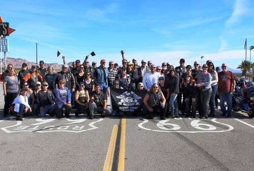 Members of Orange Coast Harley Owners Group