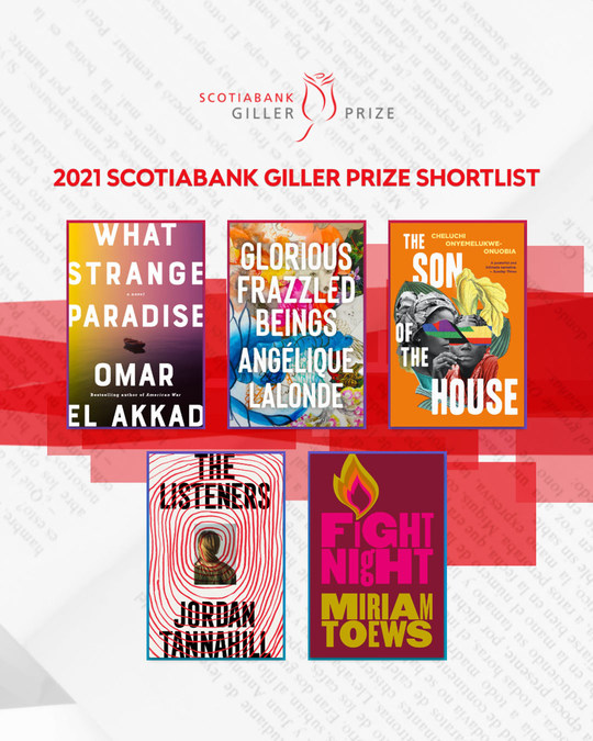 Five Canadian Authors Named to the 2021 Scotiabank Giller Prize Shortlist - Vimarsana News