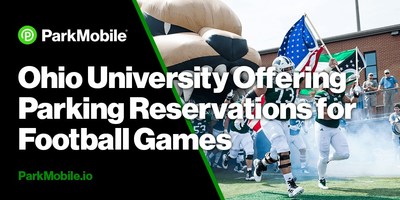 This football season, students, faculty, and visitors will be able to reserve parking via ParkMobile in 500 off-street spaces in advance of games.