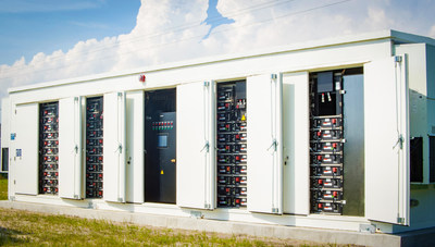 Photo of a Convergent Energy + Power battery energy storage system
