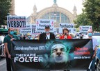 Human Rights Activists in Germany Take to the Streets to Protest Electroshock
