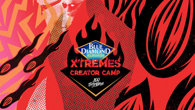 Blue Diamond EXTREMES 100 Thieves Creator Camp Logo