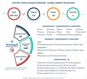 New Study from StrategyR Highlights a 439.8 Thousand Units Global Market for Electric Vehicle Range Extender by 2026