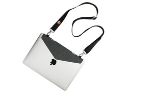 A Minimalist Accessory for the Digital Nomad The Laptop Strap™ is "a Camera Strap for your Laptop"