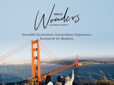 Week of Wonders runs from October 7-14 and features exceptional travel offers available exclusively for Marriott Bonvoy members.