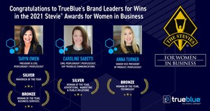 Three TrueBlue Brand Leaders Recognized with Top Honors in 2021 Stevie® Awards for Women in Business