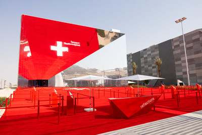 General view of the Swiss Pavilion, Expo 2020 Dubai