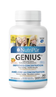 GENIUS Kids and Teens natural health product (softgel capsules)  (lot GC2210-1, expiry 08-23) (CNW Group/Health Canada)