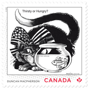 Canada Post stamp honours editorial cartoonist Duncan Macpherson