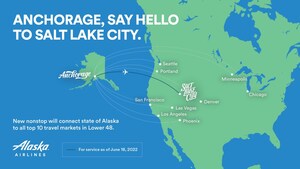 Alaska Airlines adds new nonstop service between Anchorage and Salt Lake City