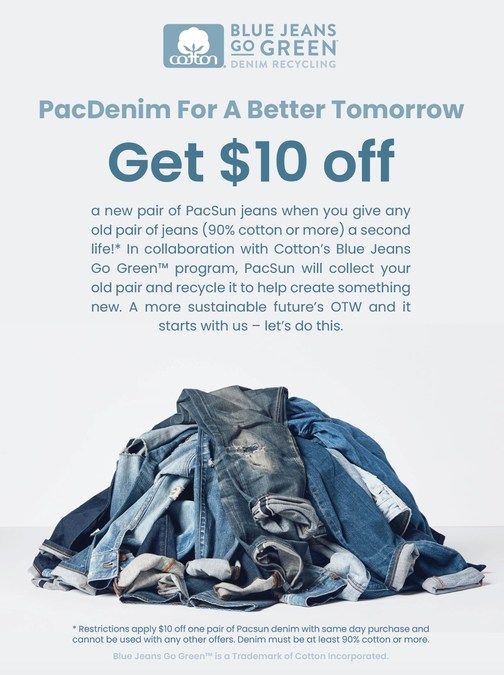 Pacsun Introduces 'PacDenim For A Better Tomorrow' Initiative - Vimarsana News