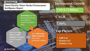 Global Smart Electric Meter Procurement - Sourcing and Intelligence Report Predicts This Market to Surpass USD 8.12 Billion, Rising at 7.54% CAGR from 2020 to 2024 - Exclusive Report by SpendEdge