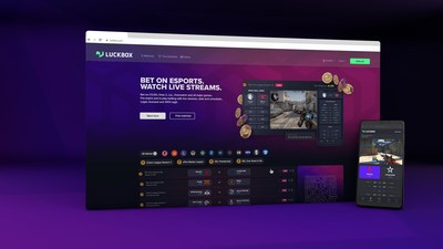 Luckbox offers real-money wagering on esports and sports (CNW Group/Real Luck Group Ltd.)