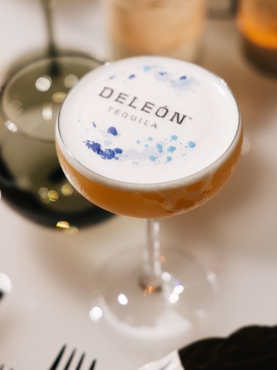 DeLeón He(art) is one of the innovative art-inspired cocktails designed after "Blue's" color palette and Makamo’s favorite flavors.
