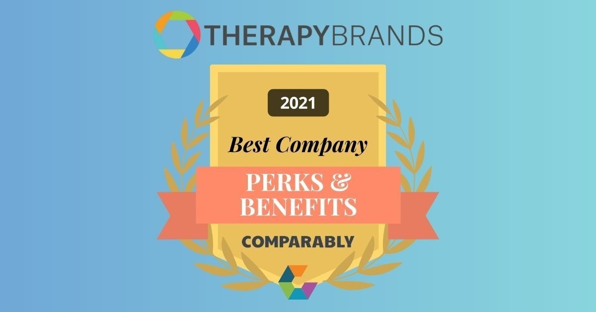 Therapy Brands wins Award for Best Company Perks & Benefits from Comparably