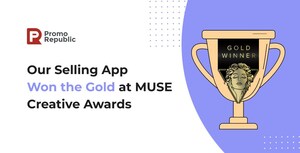 PromoRepublic's Social Selling App Won the Gold at MUSE Creative Awards