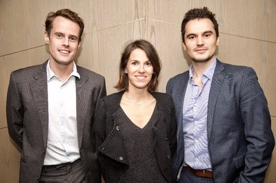Sequential Skin team: Dr Oliver Worsley, CEO/cofounder (left), Petronille Houdart, PharmD and skincare director (middle), Dr Albert Dashi, CSO/cofounder (right). (PRNewsfoto/Sequential Skin)