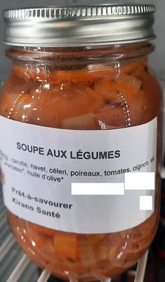 Soupe aux légumes (Groupe CNW/Ministère de l'Agriculture, des Pêcheries et de l'Alimentation)