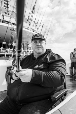 Veteran Jason Walker, on Team Tangler, enjoyed the opportunity to get out on the open ocean. He added,“Being able to get out in nature, with my restrictions, is comforting.”