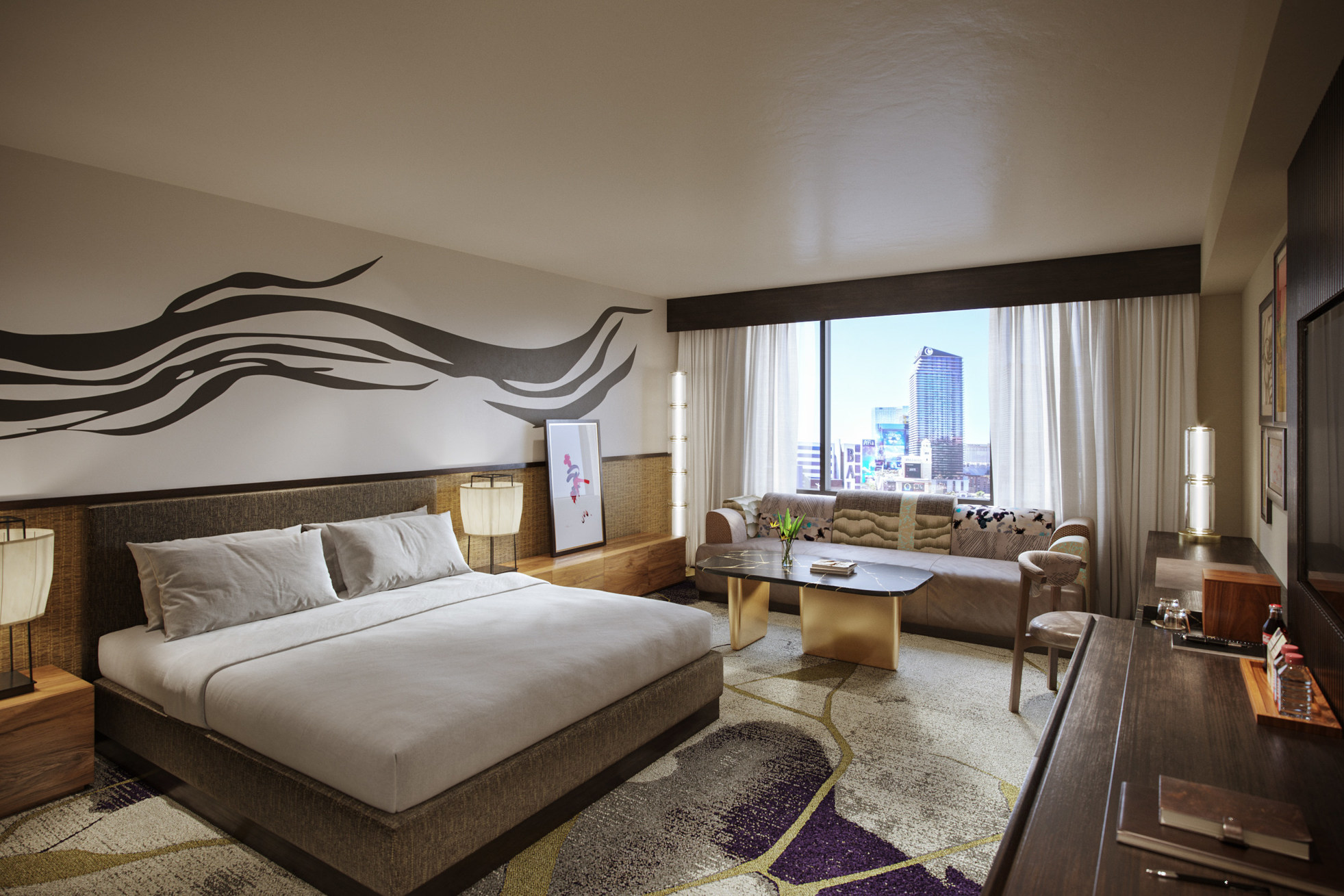 Horseshoe Las Vegas - Resort King Room *Newly Remodeled* 