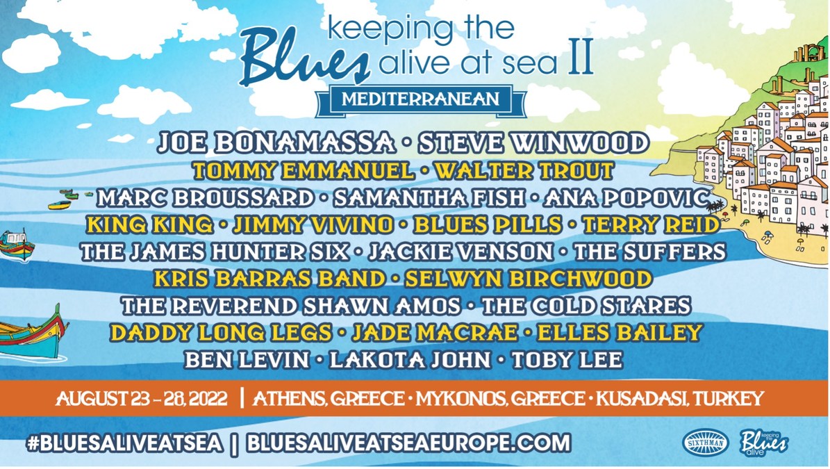 Legendary Steve Winwood Joins Guitar Icon Joe Bonamassa For Keeping The Blues Alive At Sea Mediterranean Cruise II - Vimarsana News