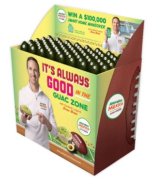 Avocados From Mexico Partners with Football Legend, Drew Brees, to “Get In The Guac Zone” for The Big Game