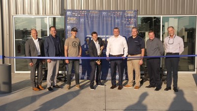 From left to right, Don Strollo (President of East Region), Brad Leach (President of Tom’s Camperland), Granger Smith (Country Western Star), Jon Ferrando (President and CEO of RV Retailer), Evan Whitaker (General Manager), Larry Hall (President of ExploreUSA), Donny O’Banion (President of Motor Home Specialist) and Chris Glenn (Vice President of Service and Parts Operations)