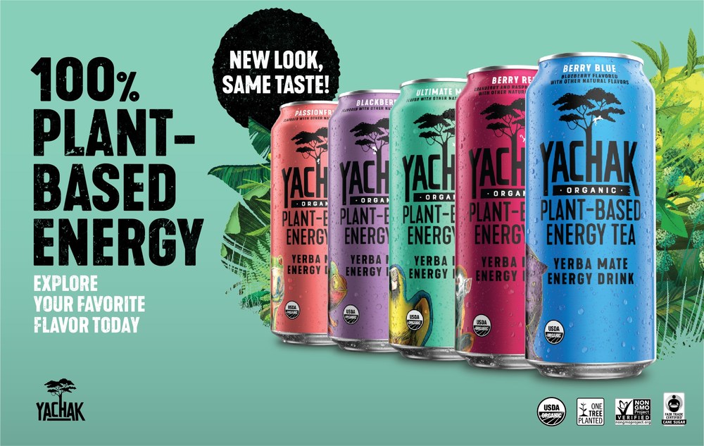 YACHAK Unveils New Product Packaging for Its Yerba Mate Energy Teas
