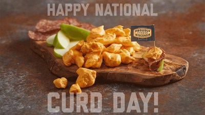 October 15th is National Cheese Curd Day . Celebrate like a Wisconsinite by taking a bite out of the snack that squeaks!