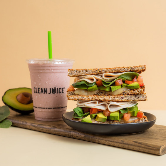 Clean Juice Introduces New Organic Sandwiches