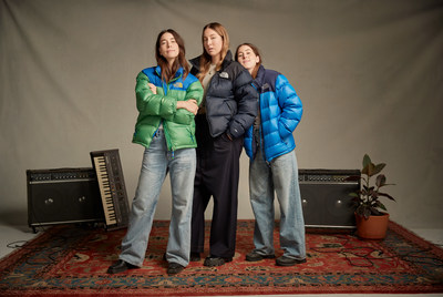 Musical artists HAIM are among the first explorers to submit their The North Face jackets to the digital archive this fall.