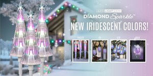 On Trend Holiday Light Strings With Iridescent Colors