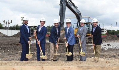 From left to right: Chris Haley with Saber Street, Chris Hanno with Stephenson Fournier, Matt Phillips with First Horizon Bank, Cullen Kappler with CBK Interests, Rob Choksi with Saber Street, and Rob Ramsey with First Horizon Bank