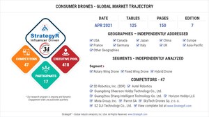New Study from StrategyR Highlights a $9.3 Billion Global Market for Consumer Drones by 2026