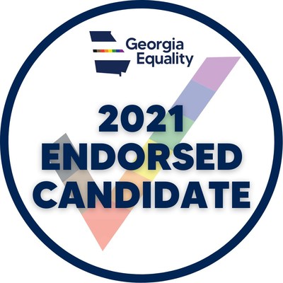 George Equality endorsement badge