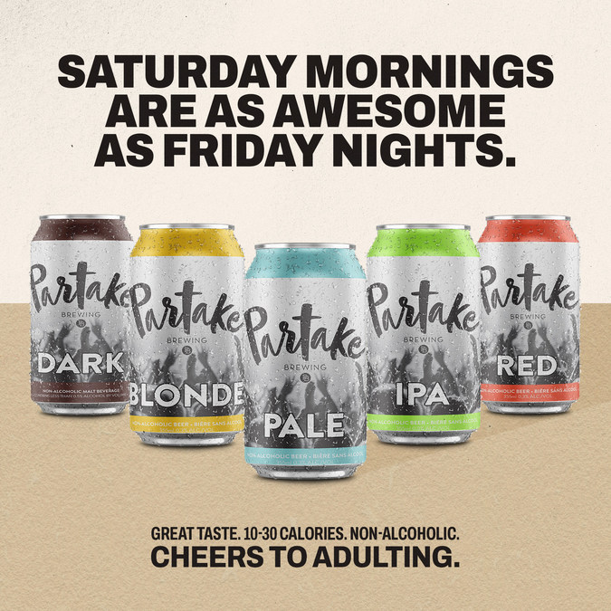 Non-Alcoholic Trailblazer, Partake Brewing, Launches New "Cheers To Adulting" Brand Campaign Across North America - Vimarsana News