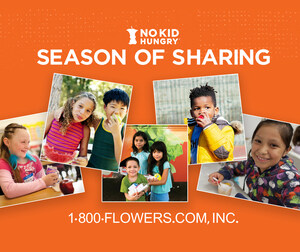 1-800-FLOWERS.COM, Inc. Launches Holiday Campaign to Support No Kid Hungry