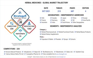 A $178.4 Billion Global Opportunity for Herbal Medicines by 2026 - New Research from StrategyR