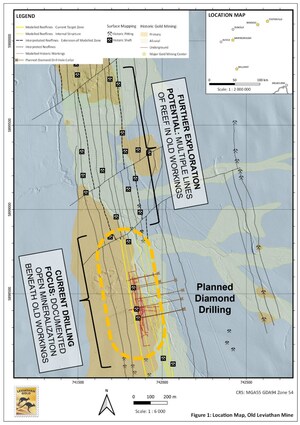 Leviathan Gold Ltd. Issues Erratum in Relation to its Announcement of the Initiation of Drilling at the historic Leviathan Mine, Timor Property.