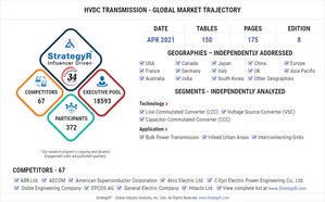 New Study from StrategyR Highlights a $12 Billion Global Market for HVDC Transmission by 2026