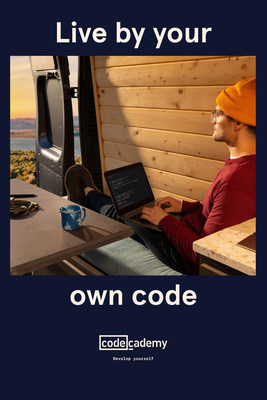 Codecademy's 'Live By Your Own Code' brand campaign