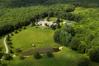 This 88-acre estate in southern New Hampshire is selling at luxury auction® this Friday, October 15. While never previously offered for sale, it will now go to the highest bidder in a no-reserve auction. Custom built and named “The Farm at Pond Brook” by its original and only owner, the property features a tri-level estate, manicured lawns, a private pond, tennis court, putting green and indoor pool. Platinum Luxury Auctions is managing the sale. Learn more at NewHampshireLuxuryAuction.com.