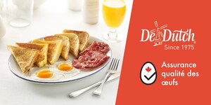 De Dutch s'associe aux Producteurs d'œufs du Canada pour offrir la certification Assurance qualité des œufs(MC) dans ses restaurants de l'Ouest canadien