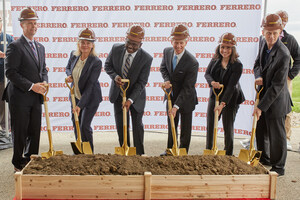 Ferrero breaks ground on new chocolate processing facility in Bloomington, Illinois, its first ever in North America