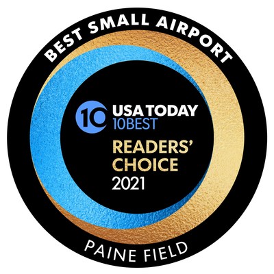 USA Today Best Small Airport Award 2021